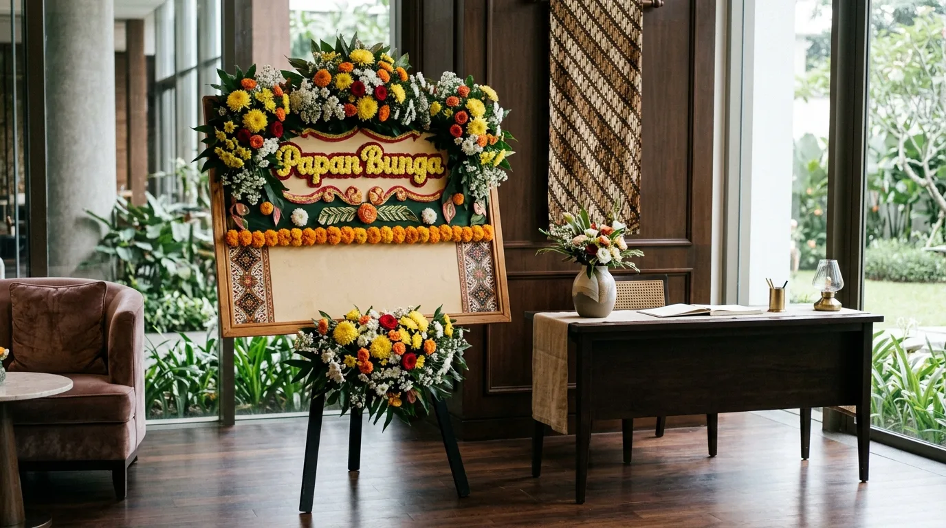 Bunga papan bandung pada konteks ruang dan penempatan