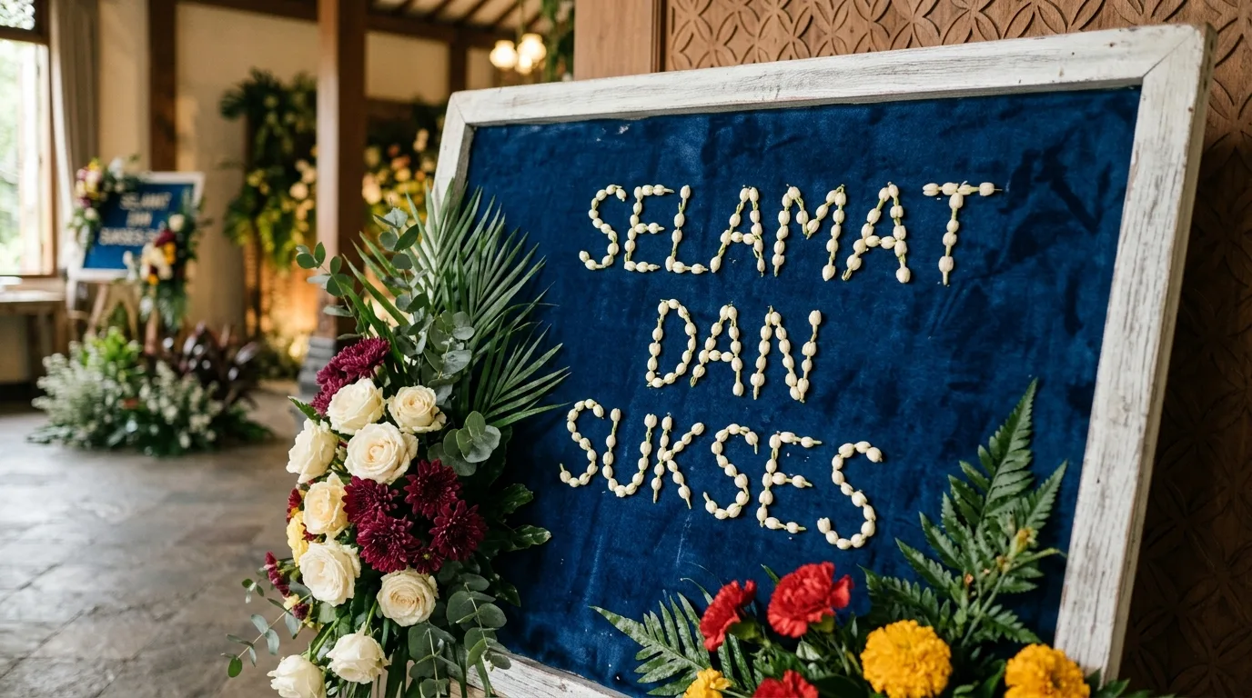 Model papan bunga terbaru detail material dan bentuk