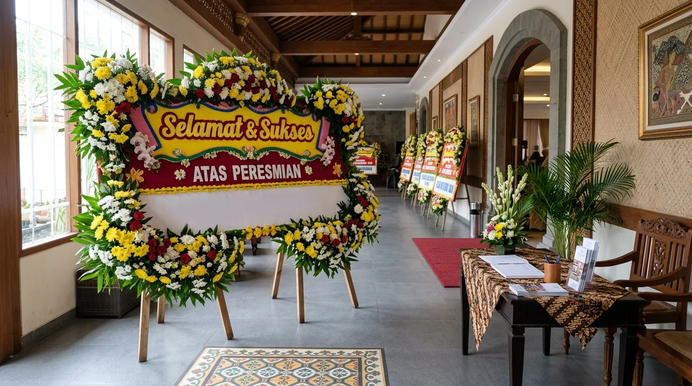 Papan bunga bandar lampung — konteks penempatan