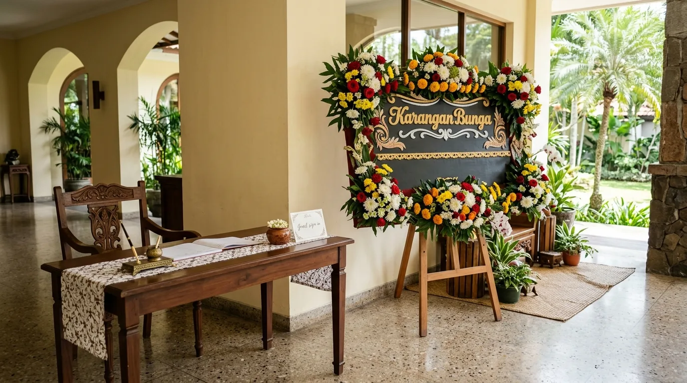 Papan bunga padang — konteks penempatan