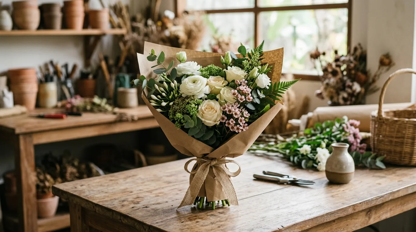 Hand Buket Sederhana untuk Hadiah Personal