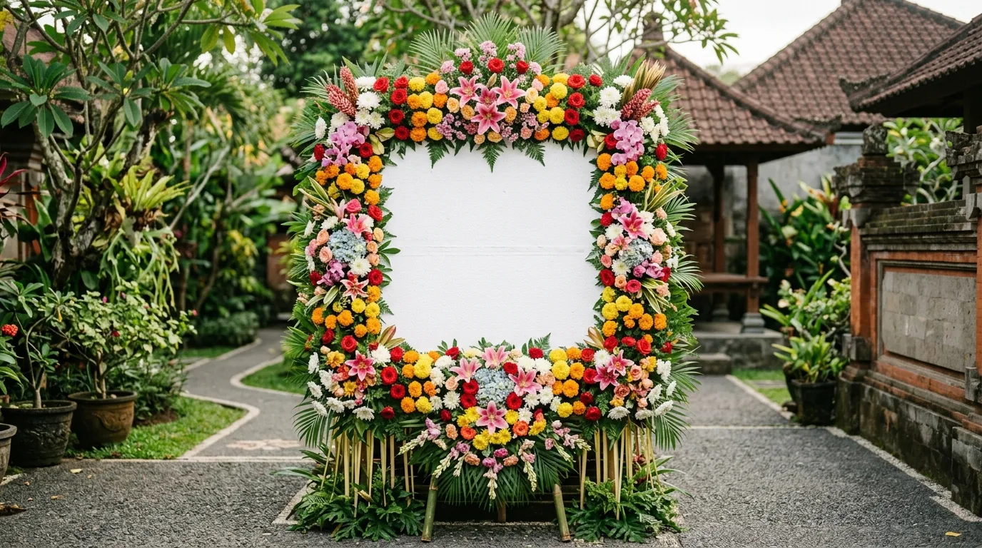 Karangan Bunga Ucapan Selamat dengan Komposisi Lapang