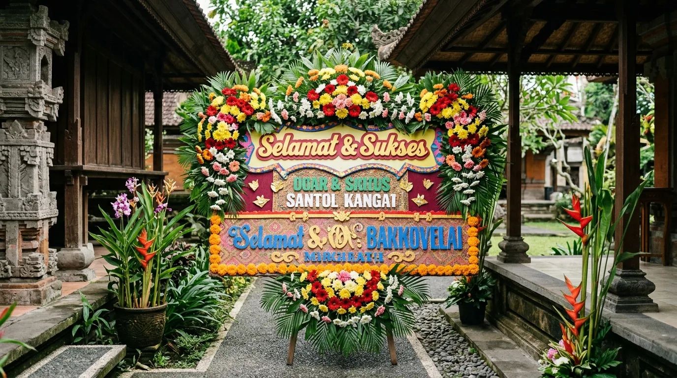 Papan bunga selamat dan sukses — papan atau karangan bunga dalam konteks papan bunga selamat & sukses