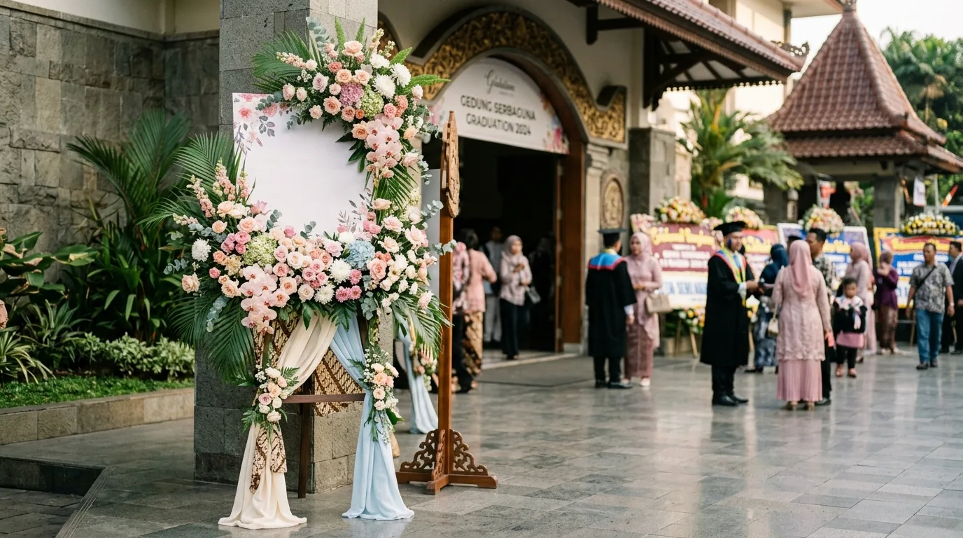 Standing Flower Bandung untuk Perayaan Kelulusan